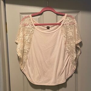 Elegant Lace Sleeve Women's Top